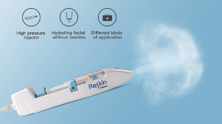 Skin Care Needle Free Mesotherapy Facial Machine With Various Cosmetic Products