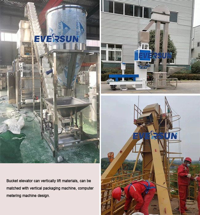 Multi-Purpose Electric Belt / Chain Bucket Elevator For Bulk Material Lifting