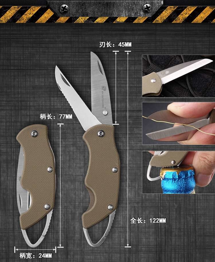 High Density 1.3mm 5 Inch 3Cr13 Sharp Kitchen Knives Titanium Pro Sustainable OEM