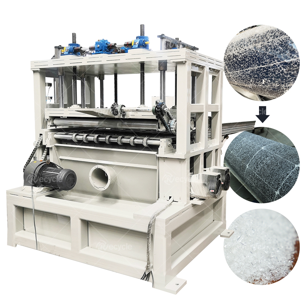 3000KG Automatic Solar Panel Recycling Machine for Disassembly Crushing and Separation