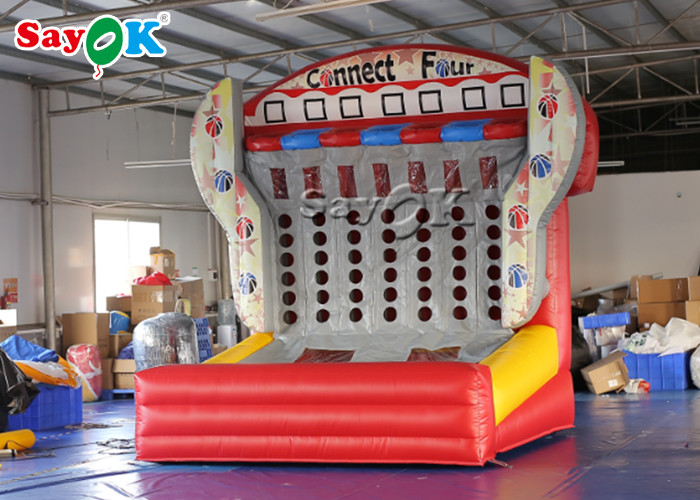 Inflatable Yard Games Fire Proof Target Shooting Inflatable Sports Games Basketball Hoop