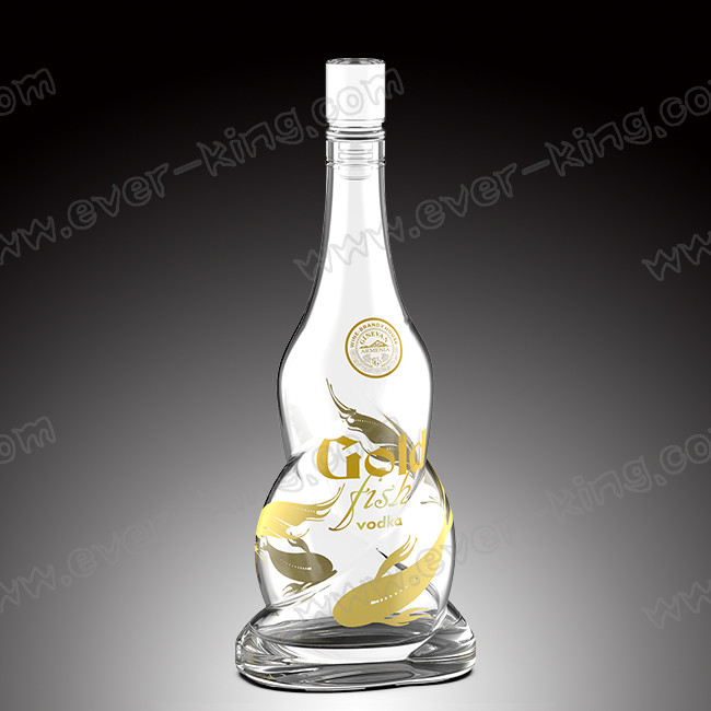 Twist Custom Glass Bottles 700ml With Glass Stopper Cork