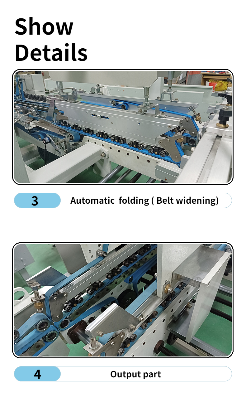 Professional CQT-800 Cardboard/Corrugated Straight Line Box Cold Glue Spraying Machine