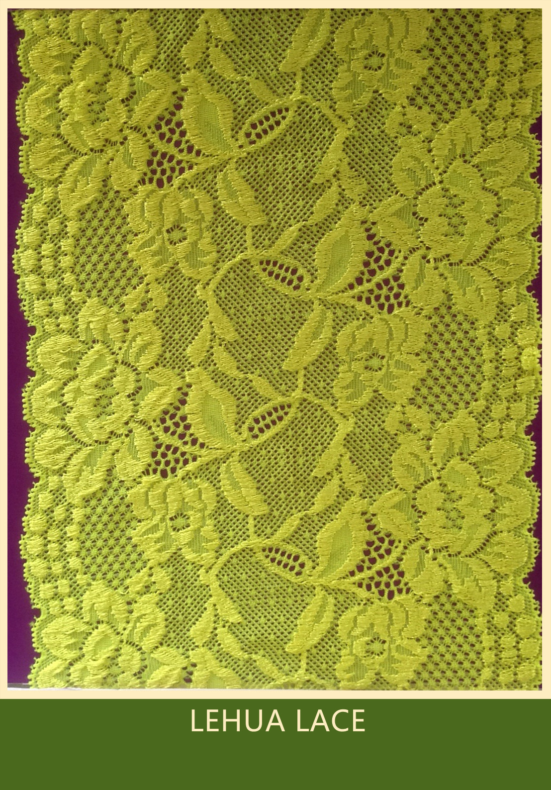 Hot Selling and nice quality Nylon Spandex Stretchy Brazil Lace from China