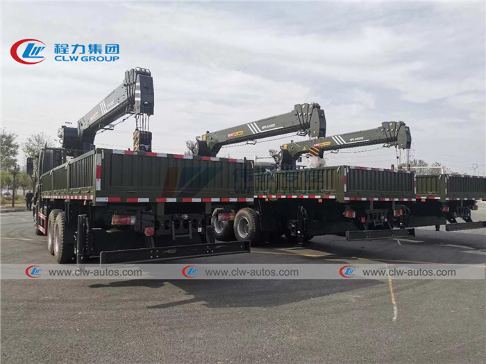 ISUZU 6x4 Truck Mounted 16 Tons Palfinger Telescopic Boom Crane