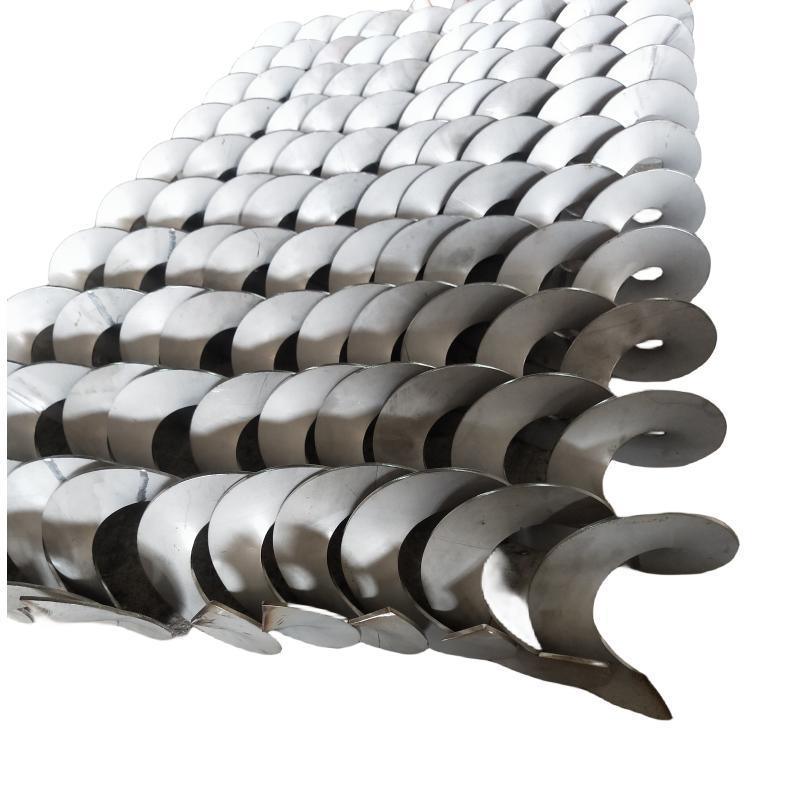 Carbon Steel Q235 Shaftless Painting Spiral Flight Blade Auger Screw