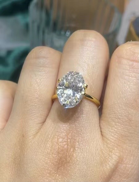 G Colorless Loose Lab Grown Diamonds 5.18Carat Cultivated Diamonds VS1