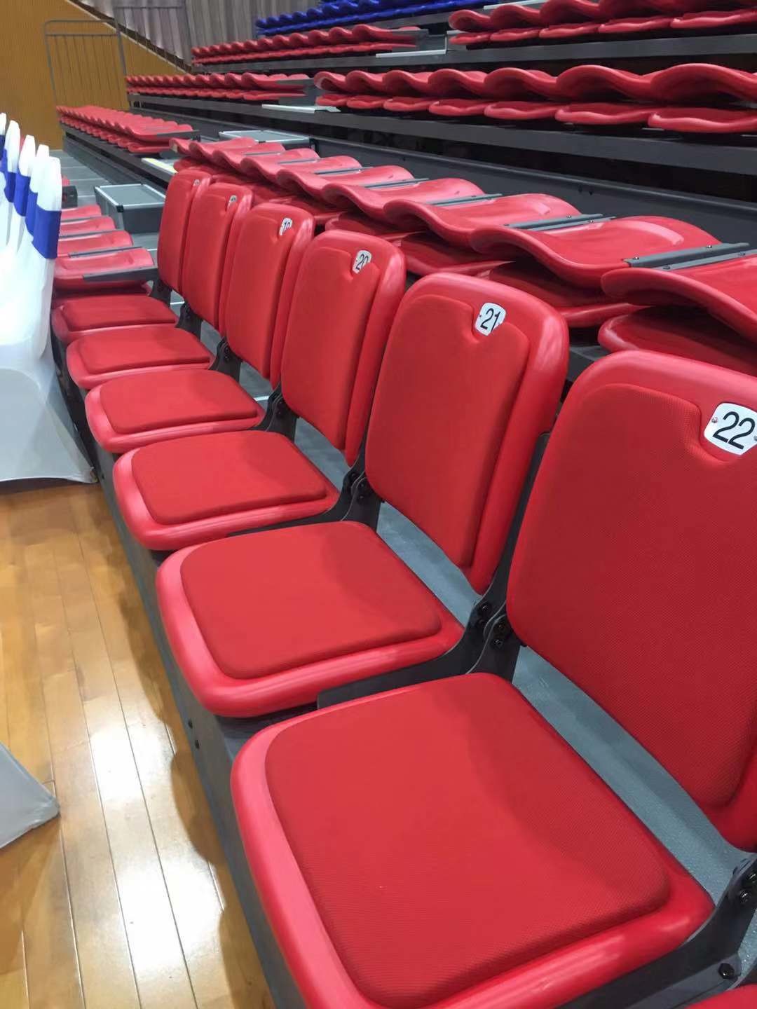 Customized Retractable Bleacher Seating For Aluminum Structures