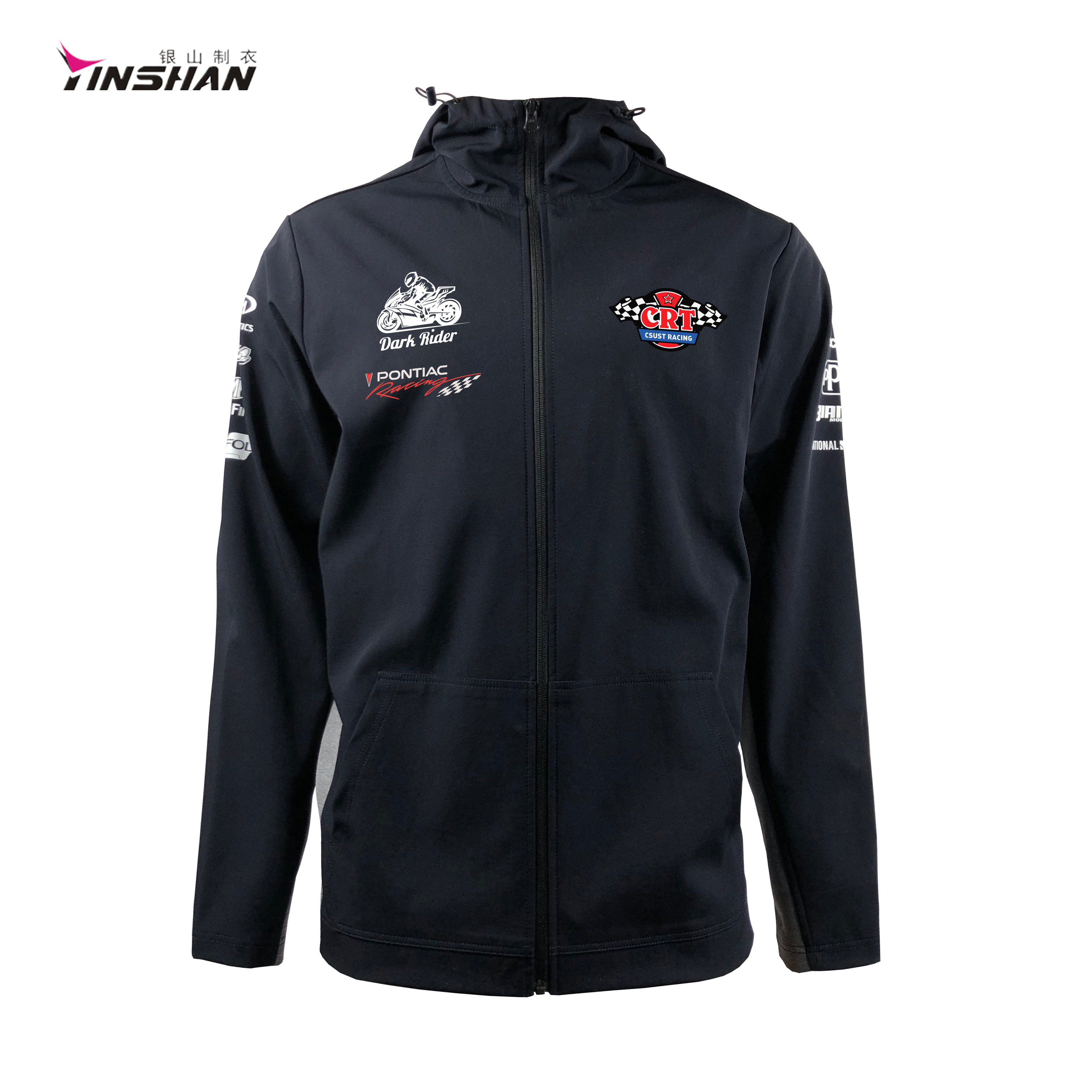 Exquisite Structure Custom Embroidered Softshell Jacket for Casual Wear Unisex Design