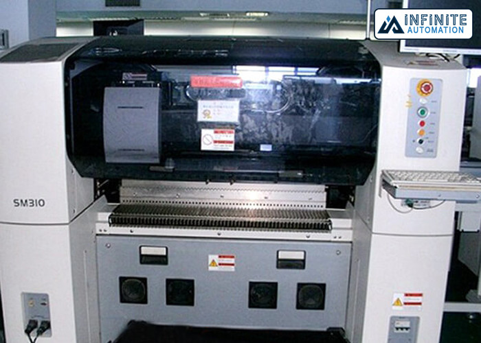 Samsung SM310 PCB SMT Machine 30000 CPH Speed SMT Chip Mounter