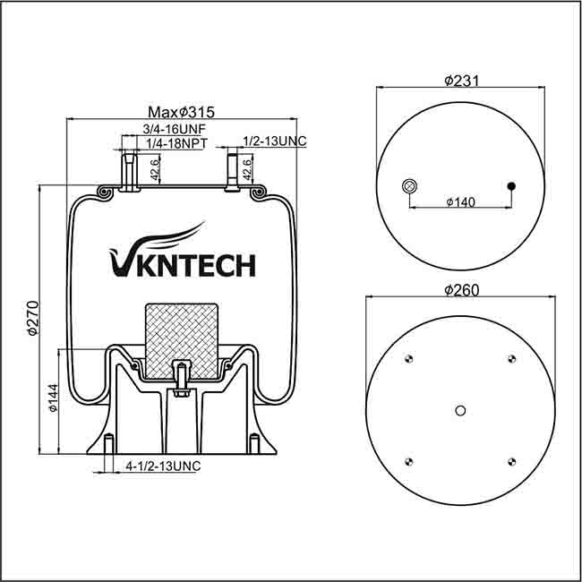 Air Bags For DAYTON 352-9082 Contitech 4156NP04 Air Suspension Firestone W01-358-9082 Goodyear 1R12-092