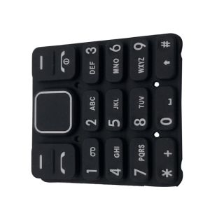 Small Remote Control Silicone Rubber Button With Conductive Particles