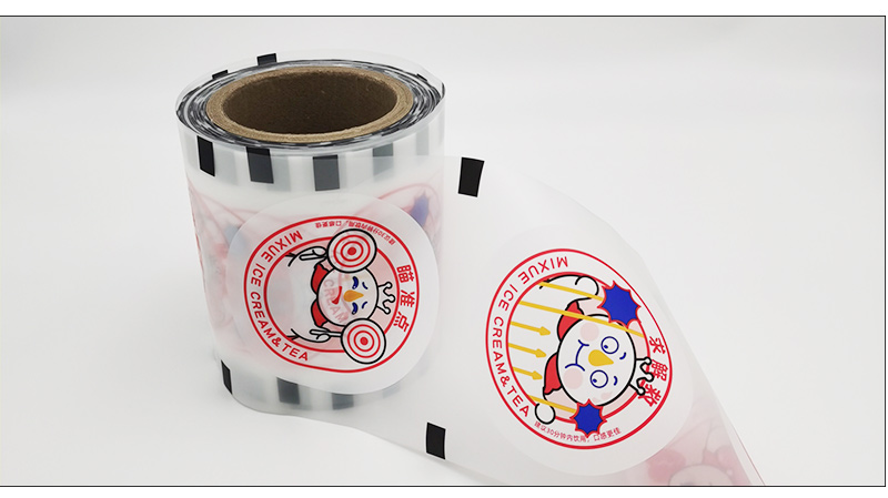 Clear PP PS PET PE Laminated Film Roll Plastic Cup Sealing Roll Film
