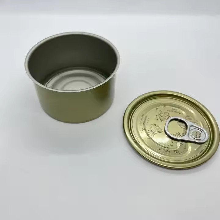 Metal Tin Can Packing For Good Taste Canned Seafood Empty Tin Fish Mackerel Canned In Brine