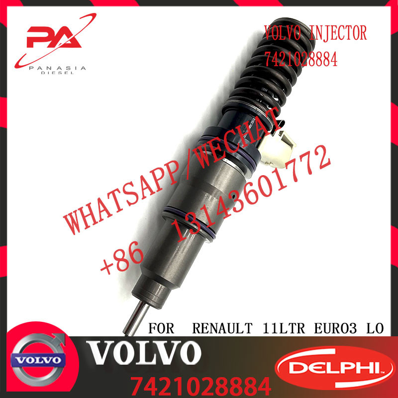 high quality diesel fuel injector 3801432 BEBE4D04001 for V-O-L-V D11A, MD11 common rail injector 7421028884 3803913