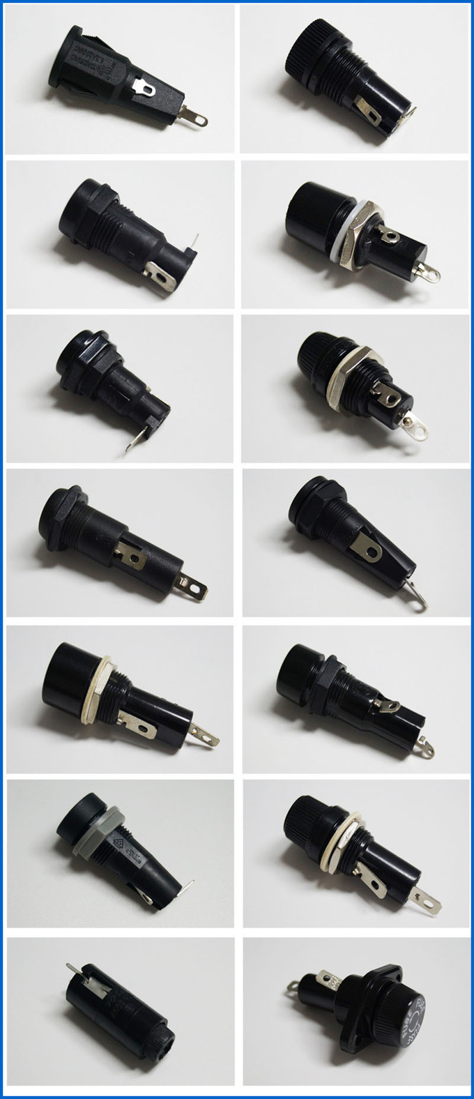 Bayonet Cap Bakelite 2AG Fuse Holder R3-11 10A 250V For 5x20mm Cylindrical Fuse Link 4