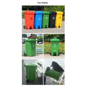 Top Quality Solid 50l /120l/240l /700l Wheeled Garbage Bin