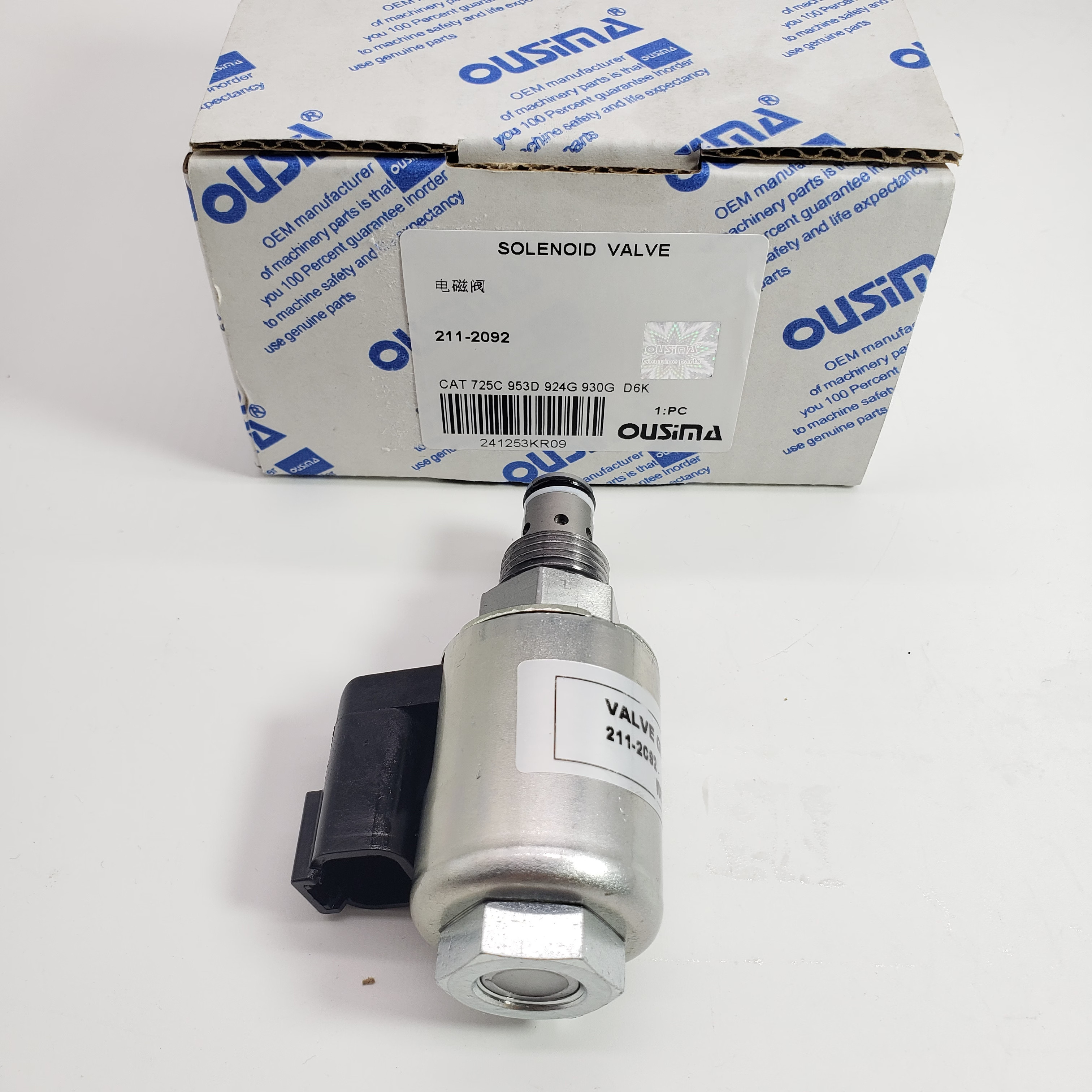 Solenoid Valve 211-2092 For CAT 924G 930G 938K 953D D6K2
