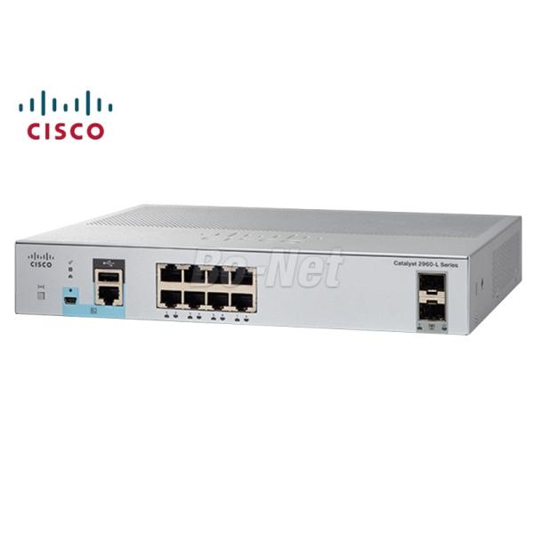 Gigabit Ethernet Cisco 8 Port Switch 2 X 1G SFP Network WS-C2960L-8TS-LL 2960-L