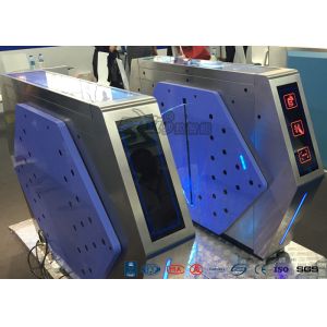  Access Control Automatic Flap Barrier Gate Walk Through Optical Turnstile Manufactures