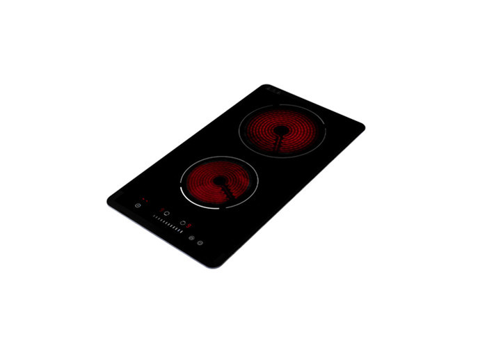 Touch Control 3KW 2 Burner Ceramic Cooktop , 12 Inch 2 Burner Ceramic Hob