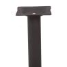 Buy cheap Hospitality Round Cast Iron Bistro Table base Dining Table leg Black Powder from wholesalers