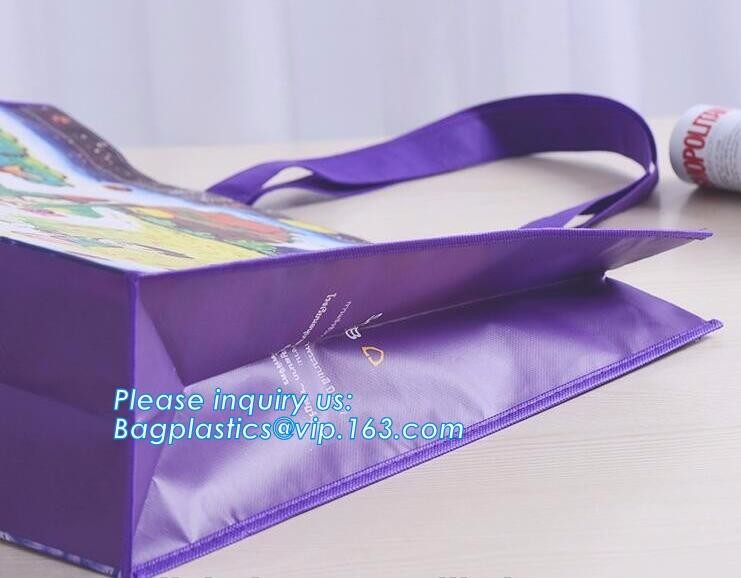 Custom Promotional shopping tote fabric polypropylene laminated pp non woven bag, Wholesale high promotion laminated rec