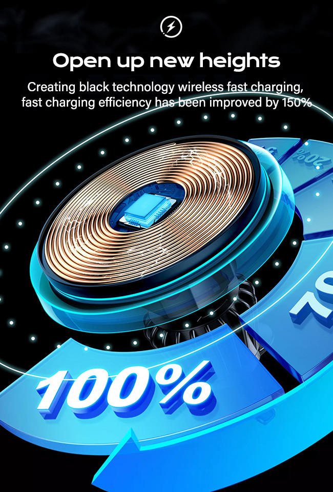 Stable Artistic Magsafe Car Mount Crystal Ambient Light Design Wireless Charging Horizontal Vertical