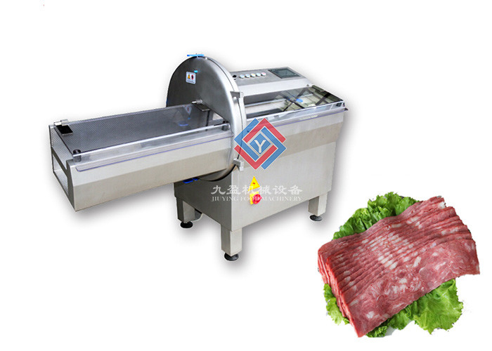 SUS304 210pcs / Min 21K Meat Slice Machine For Beef Steak Ham Bacon