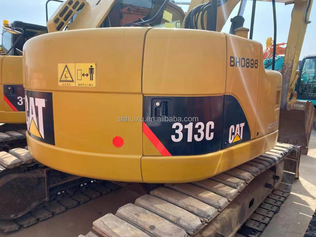 13 ton excavator used cat 313c/high digging power second hand excavator cat 313c