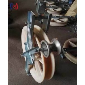 Grounding Roller Stringing Block High Efficiency Conductor Stringing System For