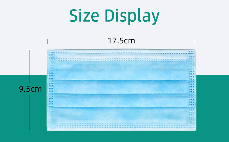 Health Care Disposable Surgical Face Mask , 3 Ply Non Woven Fabric Earloop Mask