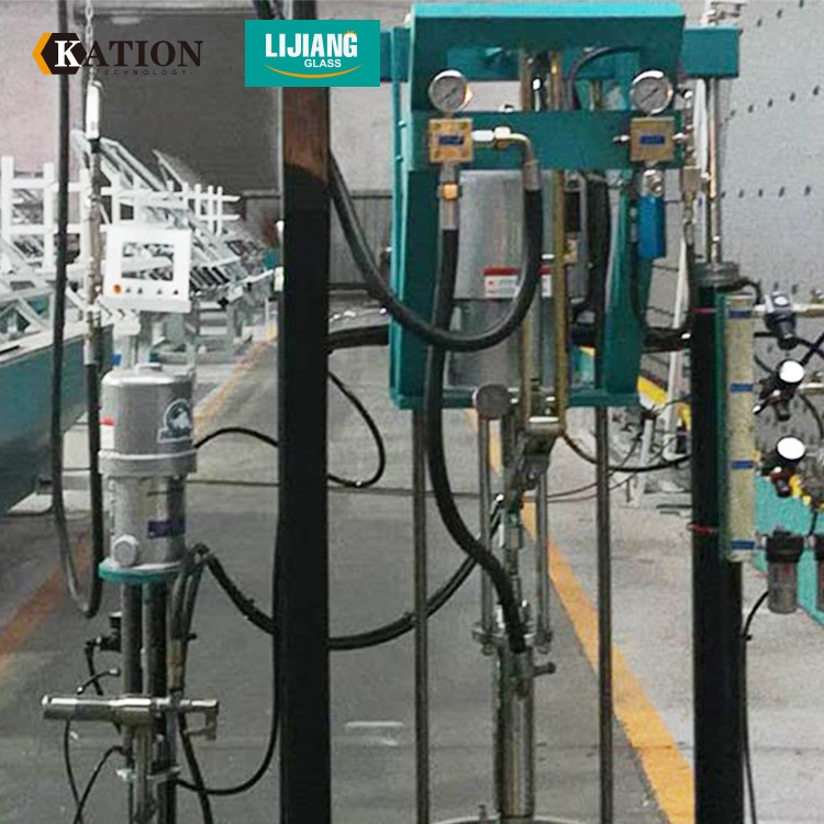 Two Pump Sealant Spreading Machine For DGU IG Line
