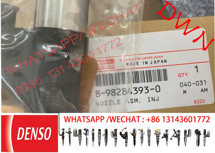 GENUINE original DENSO Injector 095000-5471 0950000660 095000-5472 095000-5473 095000-5474 For Hitachi / Isuzu 4HK1 6HK1