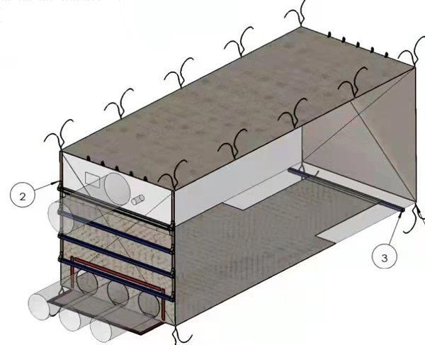 40ft PP Woven Container Liner Bag 4 Layers For Bulk Dry Powder