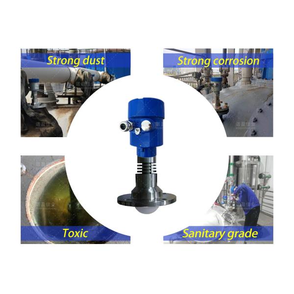 High Frequency radar Level Transmitter Wave radar Solid Level Sensor Guided