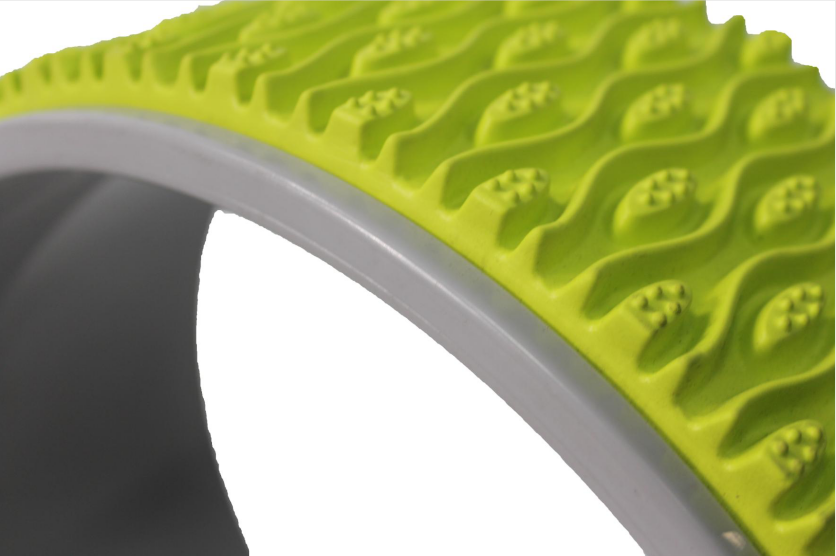 33.5CM 1.3KG EVA Yoga Exercise Wheel Foam Points Back Stretches Gym Accessories