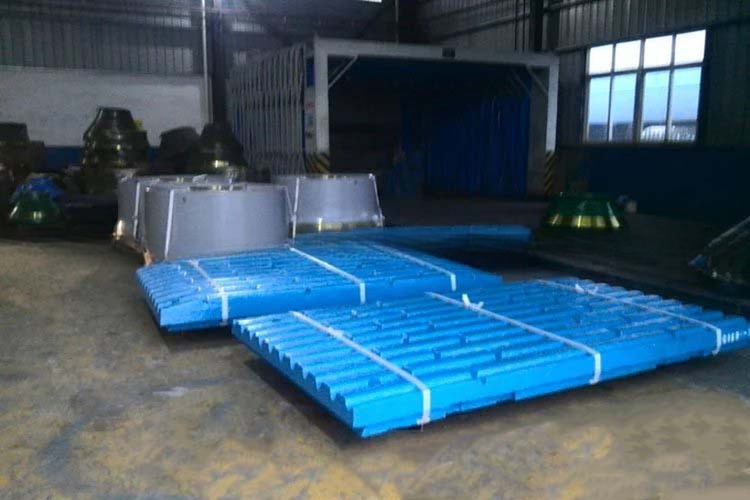 High Manganese Steel Fixed Jaw Plate for C106 Crushers Machinery Replacement Parts