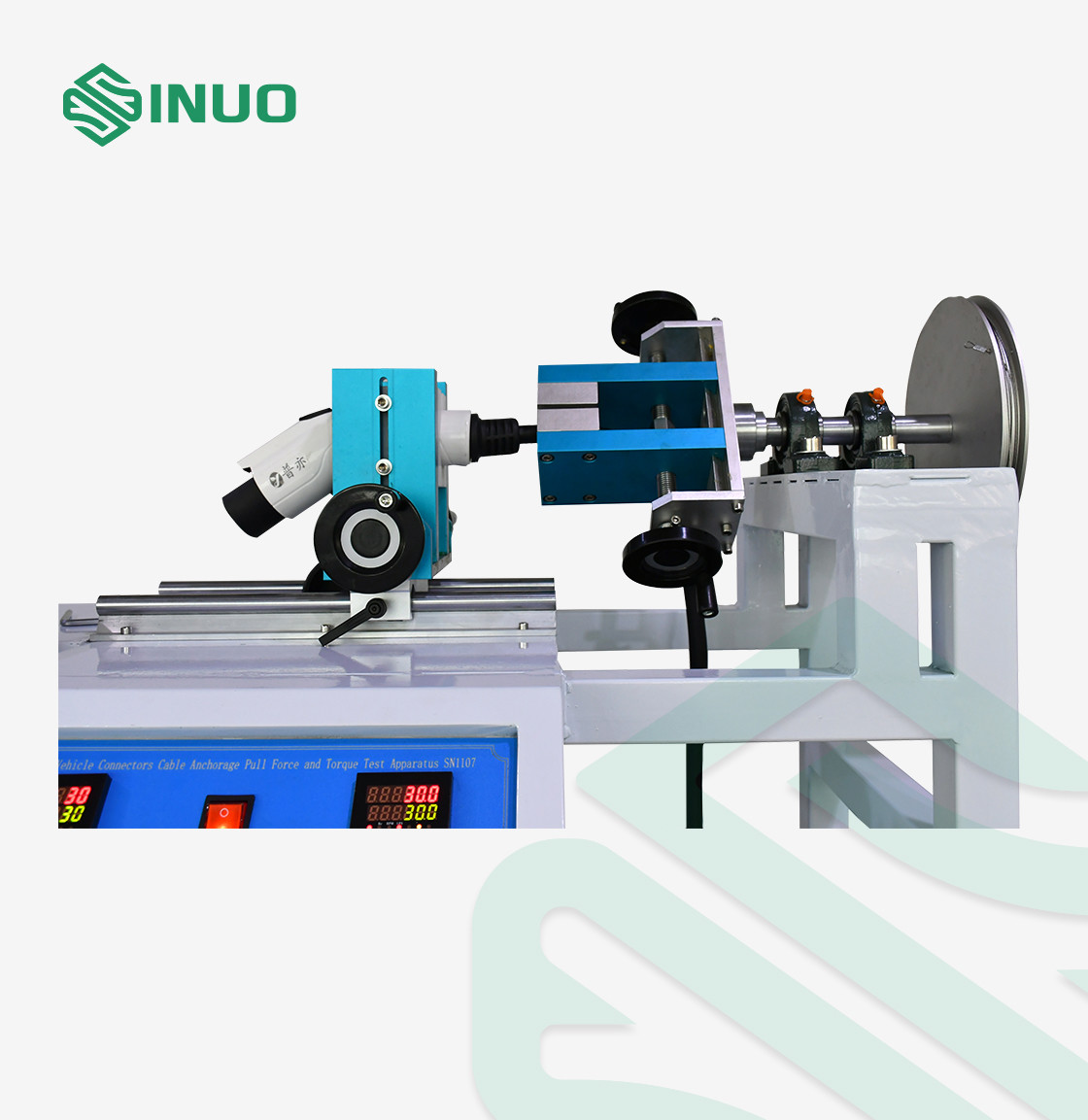 IEC 62196 EV Connector Testing Equipment Plugs And Sockets Cable Pull And Torque 100mm