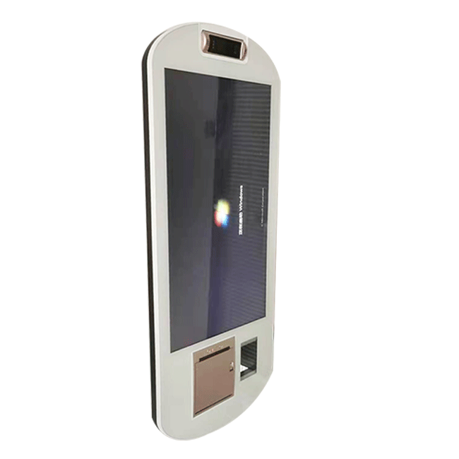 21 Inch Self Service Touch Screen Payment Kiosk With Thermal Printer And QR Code Scanner