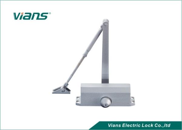 Aluminum Alloy Industrial Door Closer , Heavy Duty Door Closer For Fire Doors