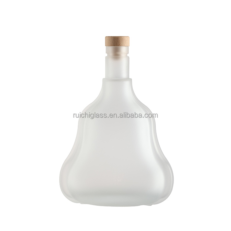Gourd Frosted Spirits 375ml 500ml 750ml 1000ml Vodka Bottles for Tequila Bottles
