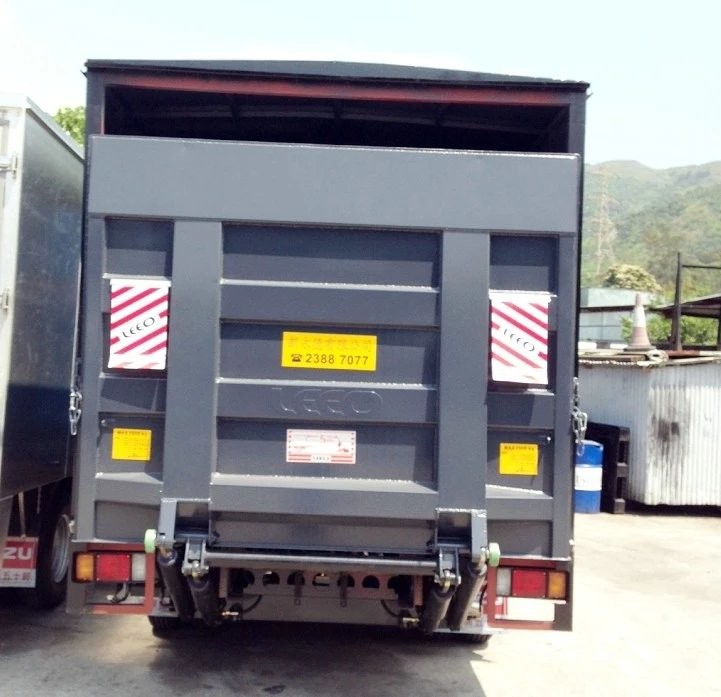 24V Voltage Aluminum Hydraulic Tailgate Lift Black Color 2000kg