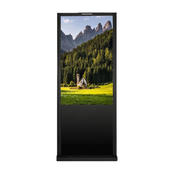 100 Inch Outdoor Digital Signage Displays / Floor Standing External Digital