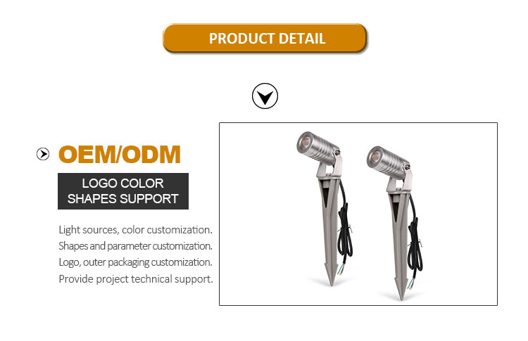 Modern LED Garden Spot Light Aluminum Waterproof Ip65 LED Spike Light