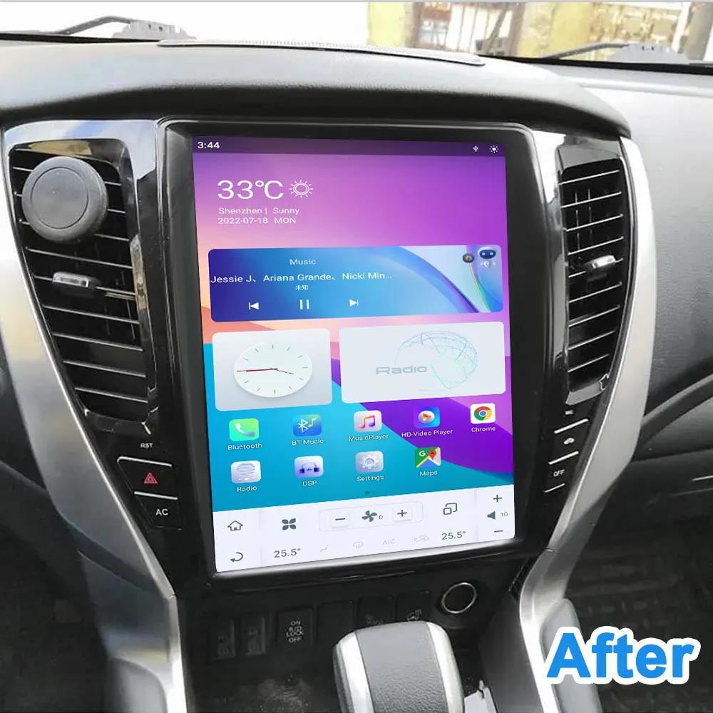 12.1'' Screen Car Multimedia Player For Mitsubishi Pajero 2020+
