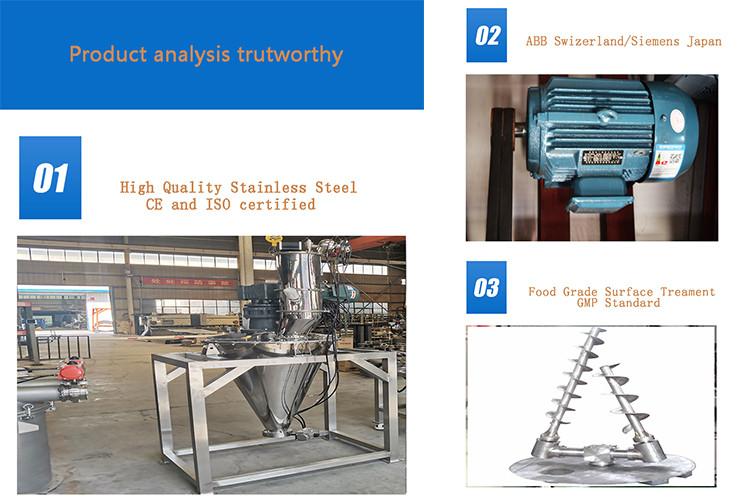 High Precision Double Helix Cone Mixer For Powder Granular