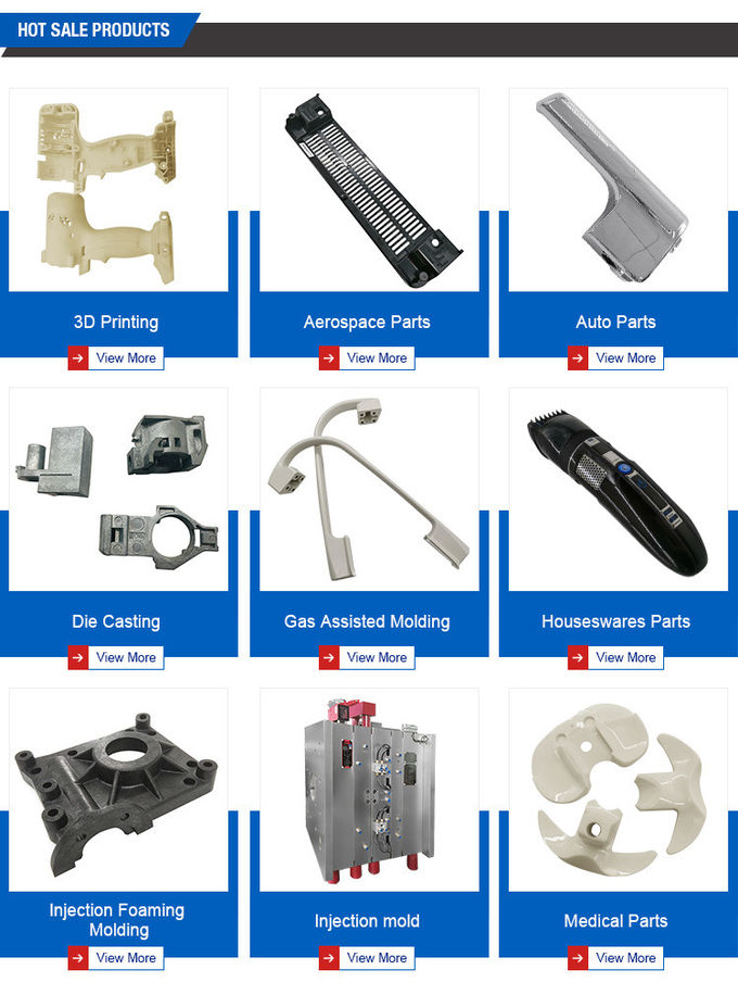 PP 1100NK Injection Molded Plastic Components , ISO9001 Aerospace Plastic Parts