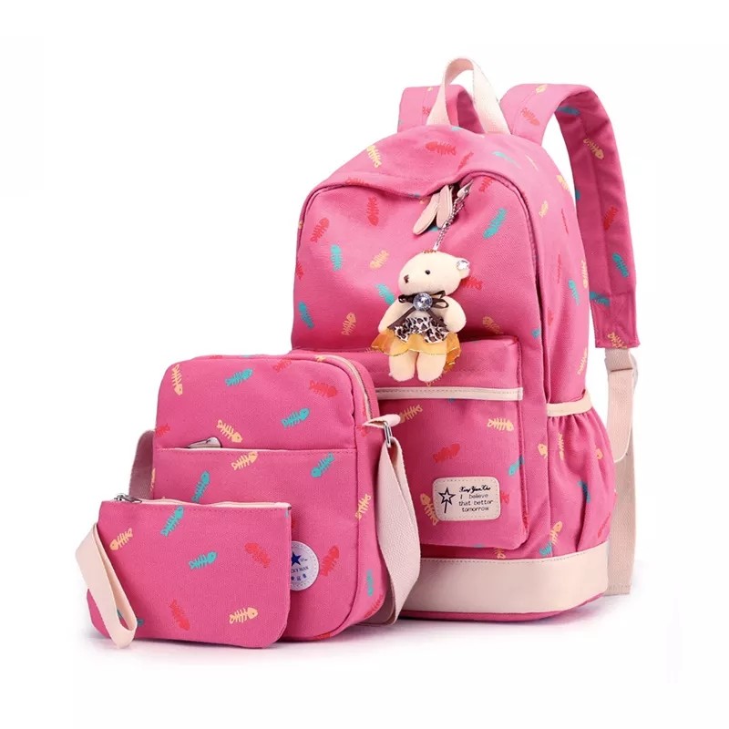 School Backpack Sets For Girl Women Durable Travel Bags Laptop Backpacks Wholesale