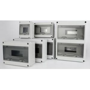 China Plastic Terminal Lighting Distribution Boxes 100A For Electrical 36 Modules on sale